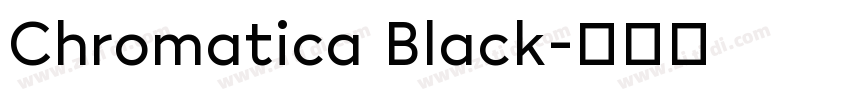 Chromatica Black字体转换